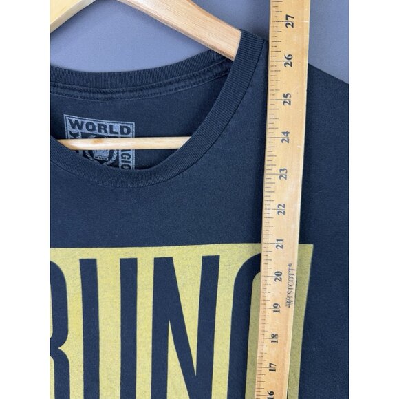 Bruno Mars 24K Magic World Tour Concert Promo Shirt Black Medium Album Pop Music - Picture 6 of 6